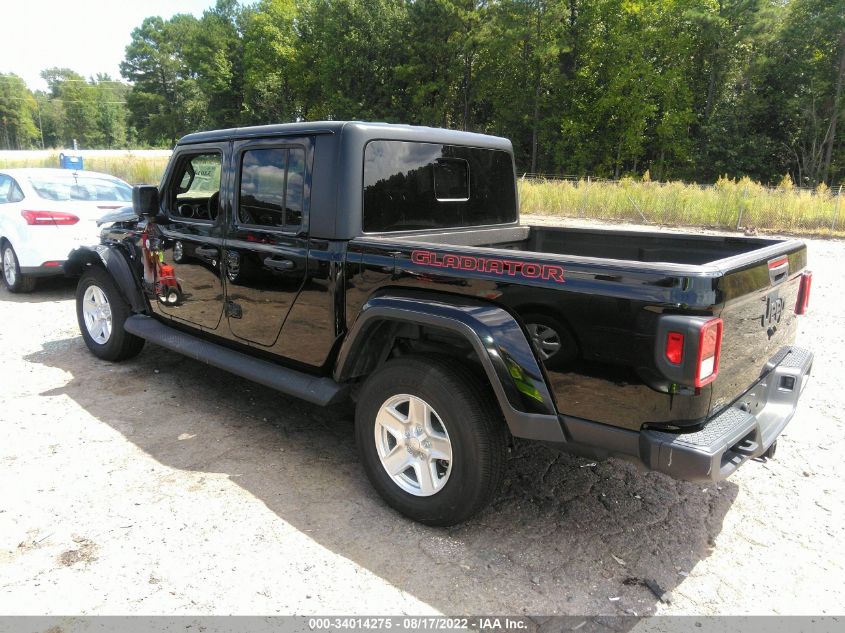 2021 JEEP GLADIATOR SPORT S VIN: 1C6HJTAGXML508193