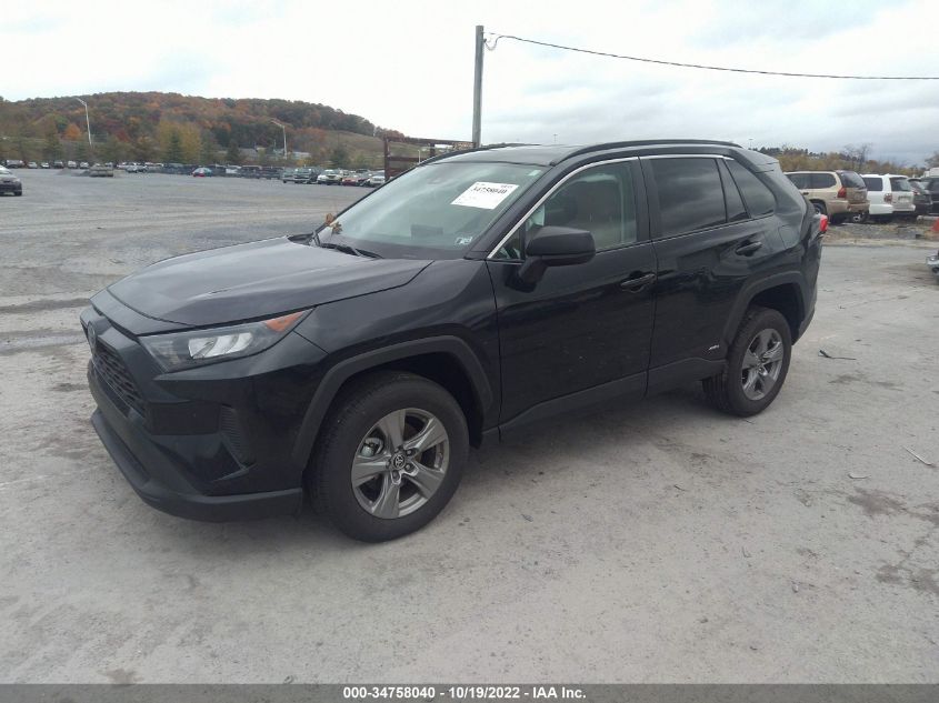 2022 TOYOTA RAV4 HYBRID LE VIN: 4T3LWRFV3NU070193