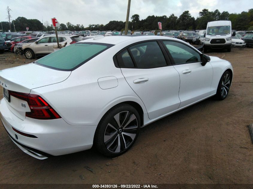 2022 VOLVO S60 MOMENTUM/INSCRIPTION VIN: 7JRL12FZ5NG160290