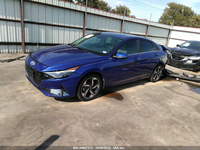 2021 HYUNDAI ELANTRA LIMITED VIN: KMHLP4AG5MU171879