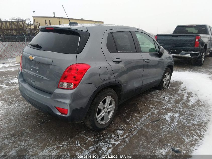 2020 CHEVROLET TRAX LS VIN: 3GNCJKSB0LL157224