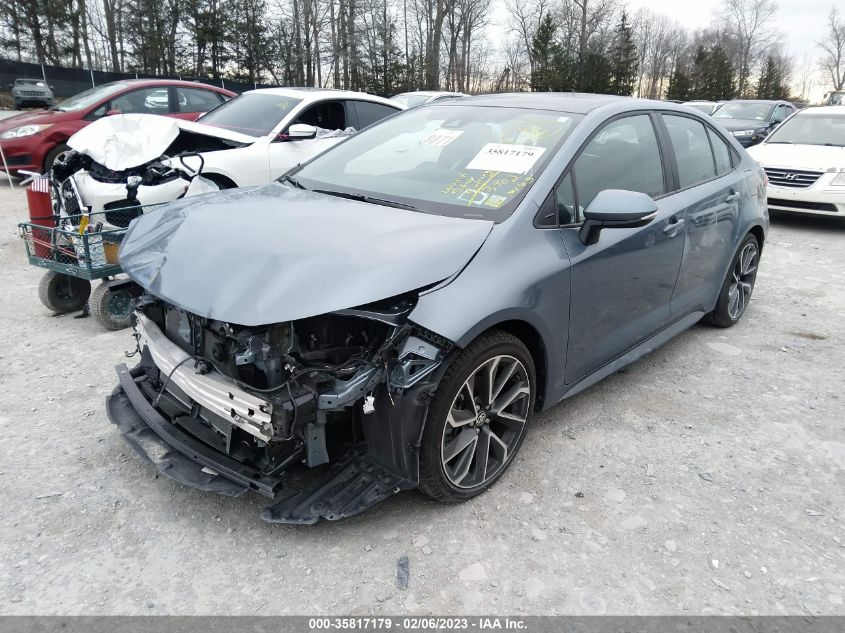 2022 TOYOTA COROLLA SE/SE NIGHTSHADE/APEX SE VIN: 5YFS4MCE4NP128556