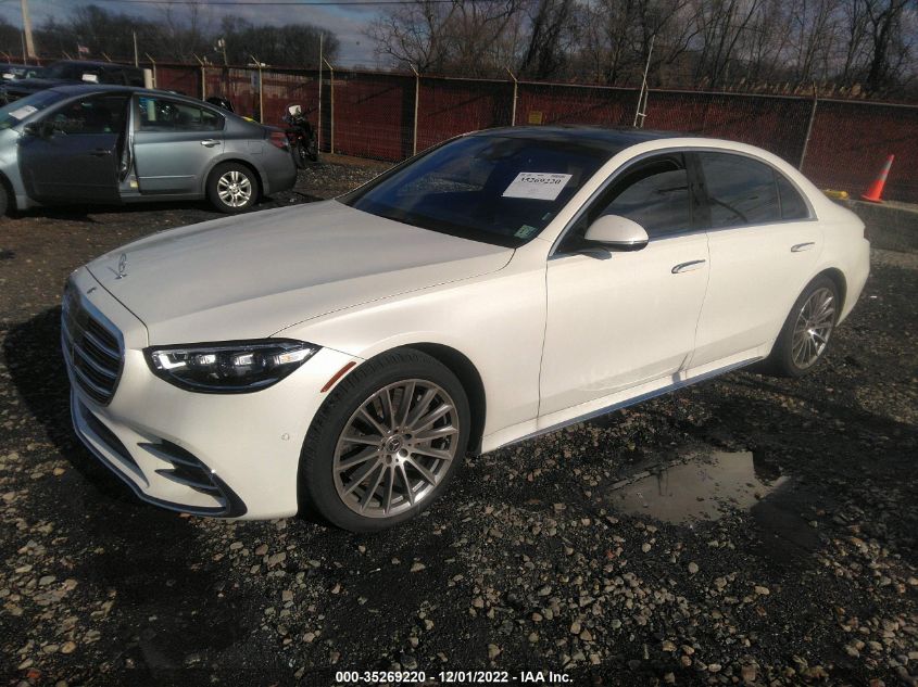 2022 MERCEDES-BENZ S-CLASS S 580 VIN: W1K6G7GB4NA105671