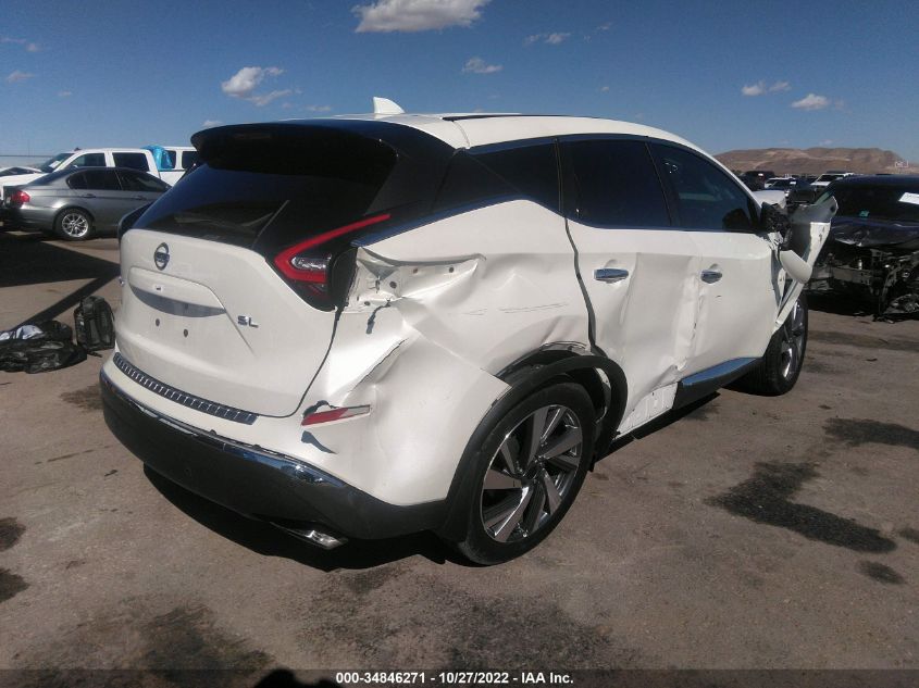 2021 NISSAN MURANO SL VIN: 5N1AZ2CJ3MC143664