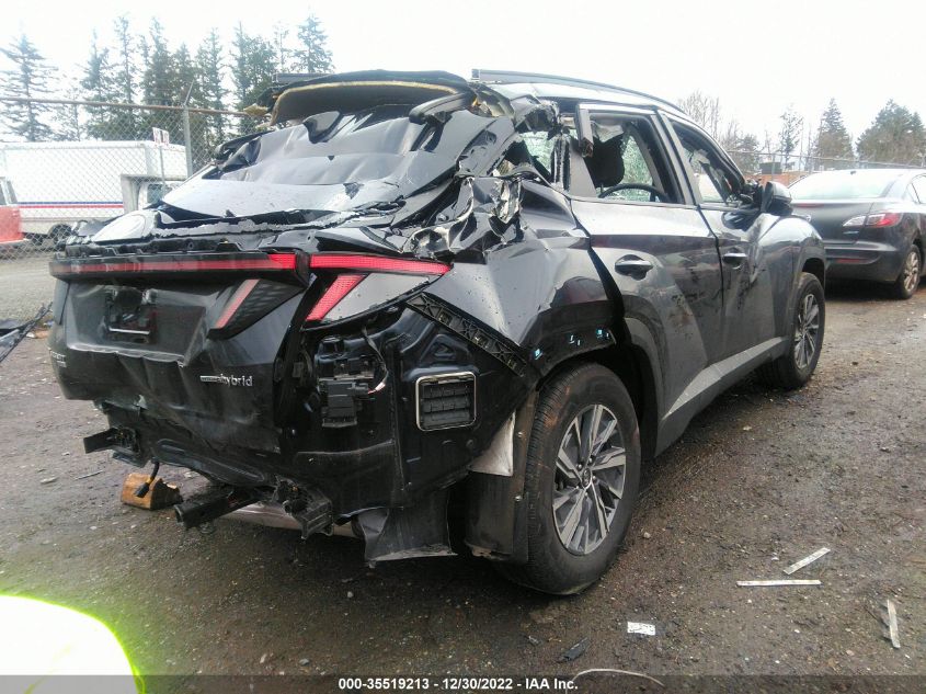 2022 HYUNDAI TUCSON HYBRID BLUE VIN: KM8JBCA15NU038925