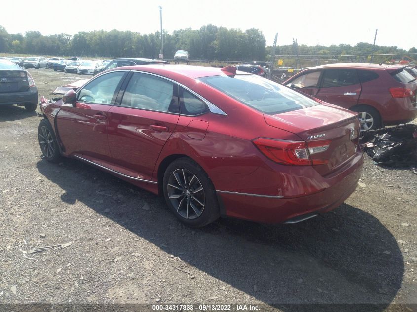 2021 HONDA ACCORD SEDAN EX-L VIN: 1HGCV1F58MA061461