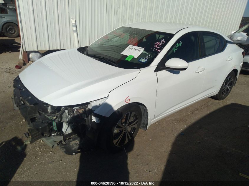 2021 NISSAN SENTRA SV VIN: 3N1AB8CV1MY229371