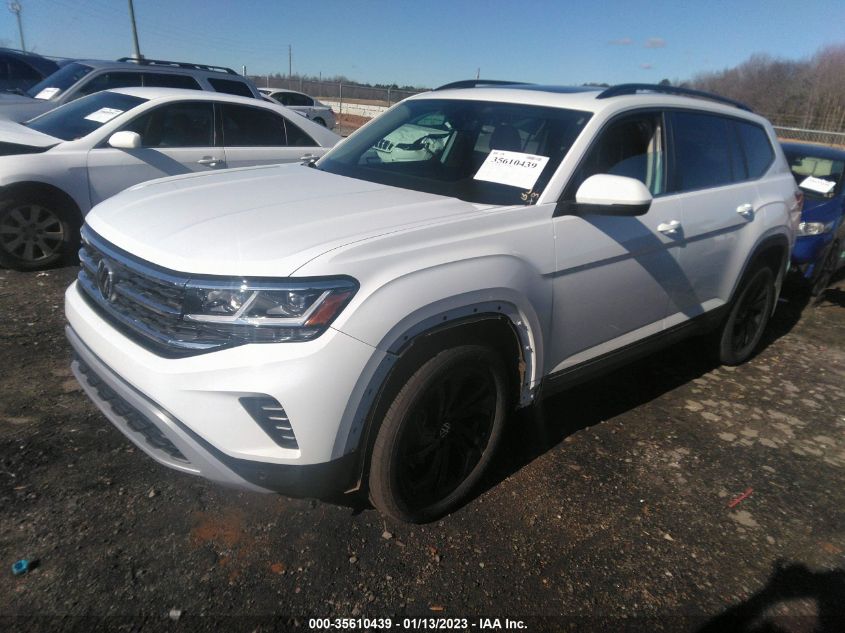 2022 VOLKSWAGEN ATLAS 2.0T SE W/TECHNOLOGY VIN: 1V2JP2CA8NC521083