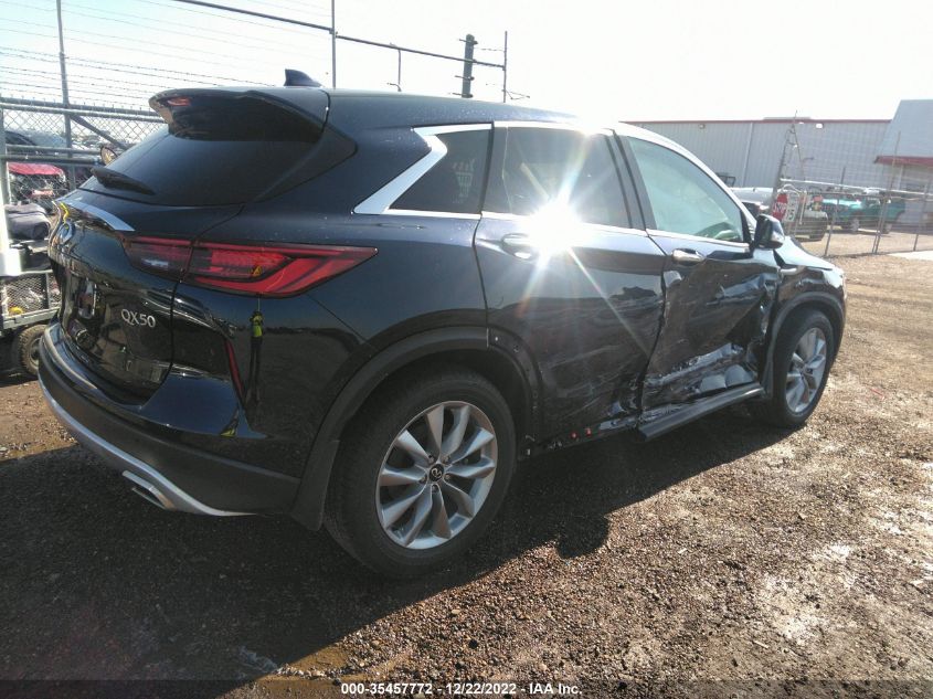 2022 INFINITI QX50 PURE VIN: 3PCAJ5AA5NF107561