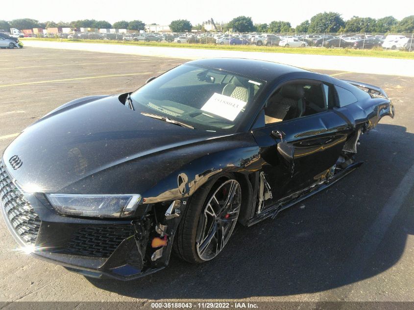 2022 AUDI R8 COUPE V10 PERFORMANCE VIN: WUAKBAFX2N7900090
