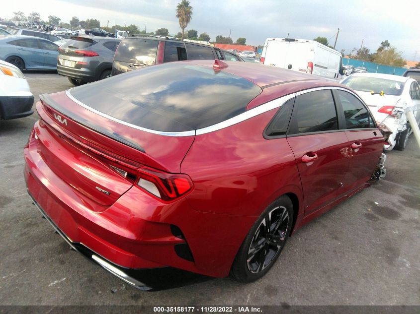 2022 KIA K5 GT-LINE VIN: 5XXG64J25NG099599
