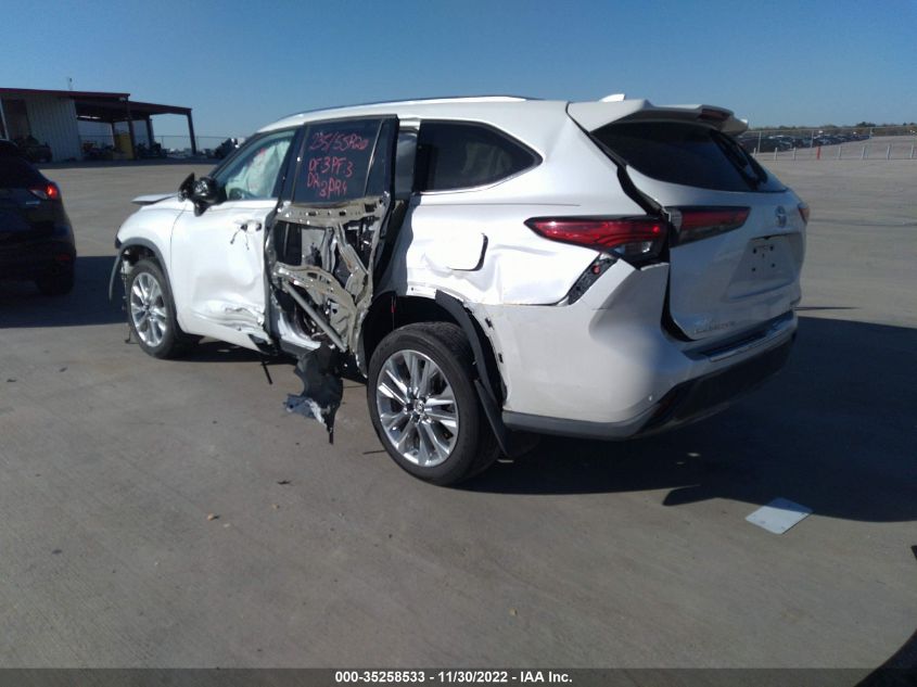 2020 TOYOTA HIGHLANDER LIMITED/PLATINUM VIN: 5TDDZRBH0LS014755
