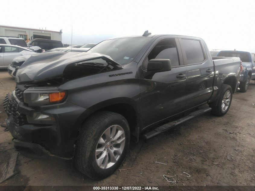 2021 CHEVROLET SILVERADO 1500 CUSTOM VIN: 1GCPWBEK6MZ220585