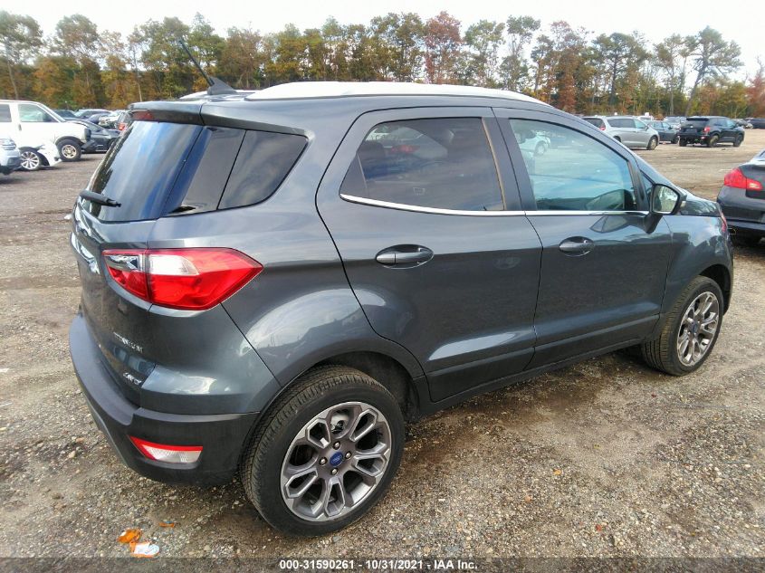 2020 FORD ECOSPORT TITANIUM VIN: MAJ6S3KL5LC311669
