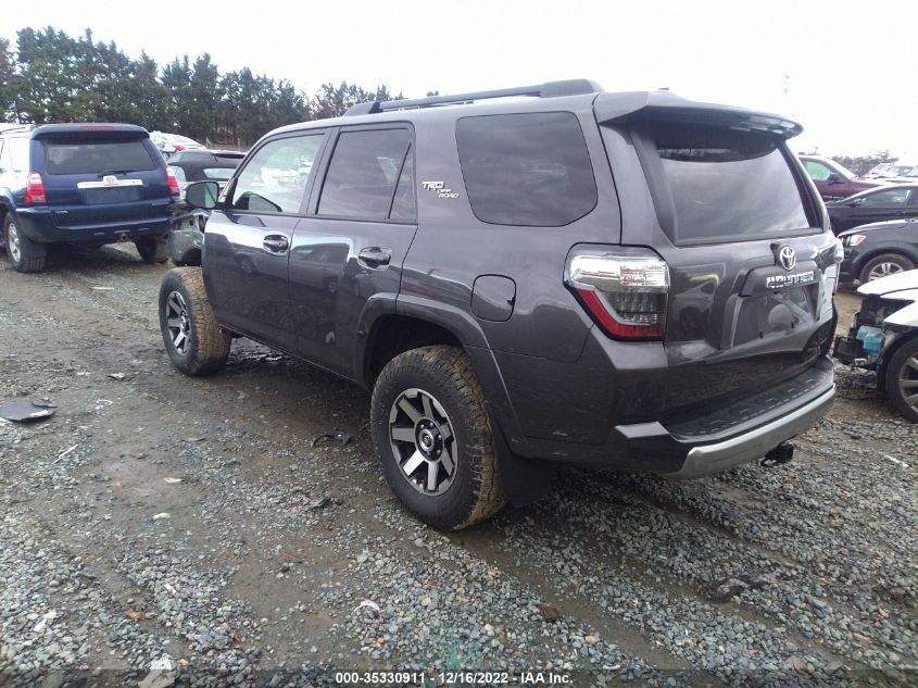 2021 TOYOTA 4RUNNER TRD OFF ROAD PREMIUM VIN: JTERU5JR5M5960554