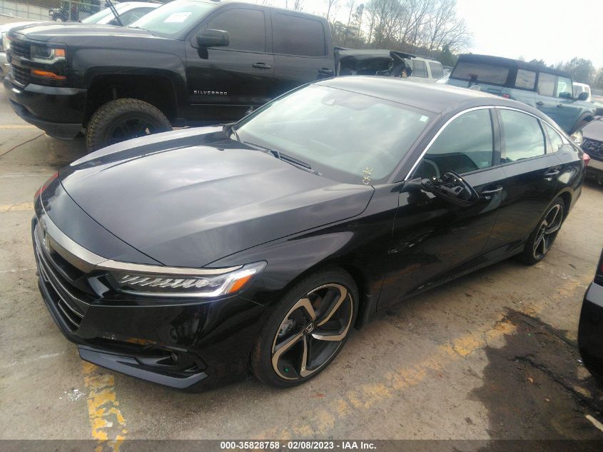 2022 HONDA ACCORD SEDAN SPORT VIN: 1HGCV1F36NA106963