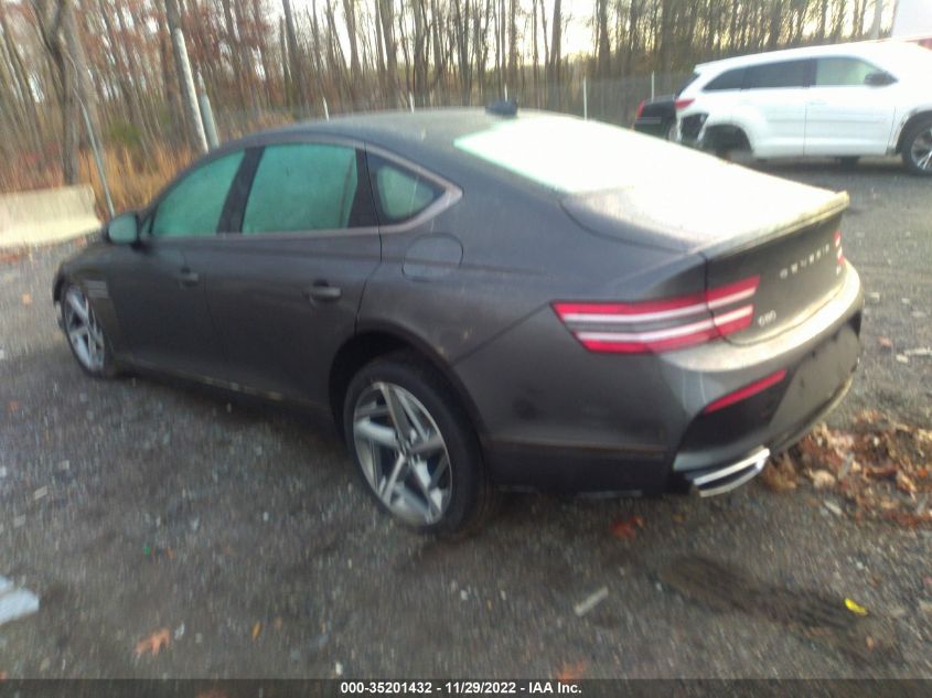 2023 GENESIS G80 2.5T VIN: KMTGA4SC4PU152734
