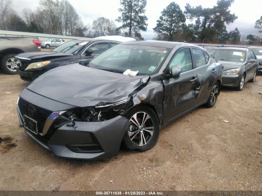 2022 NISSAN SENTRA SV VIN: 3N1AB8CV4NY248949