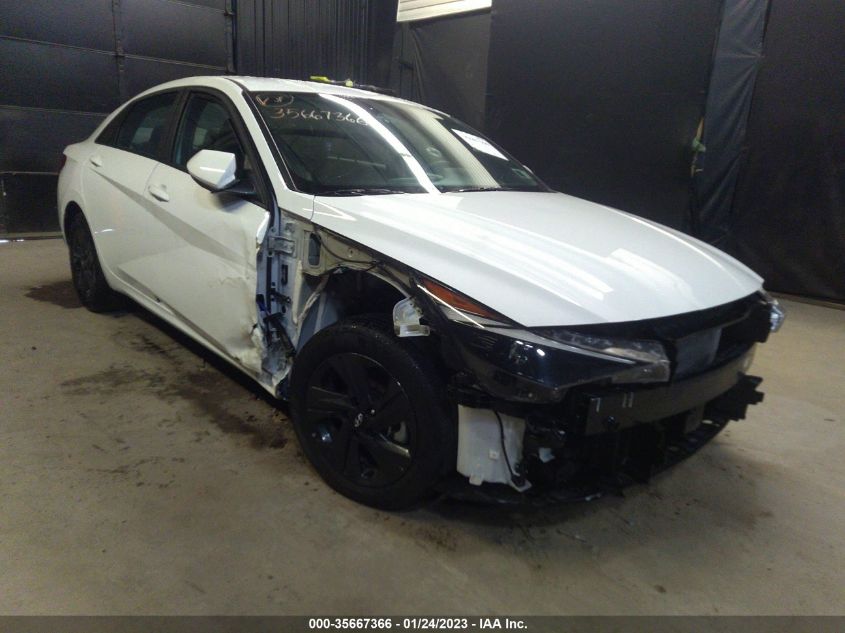 2022 HYUNDAI ELANTRA HYBRID BLUE VIN: KMHLM4AJ4NU013233