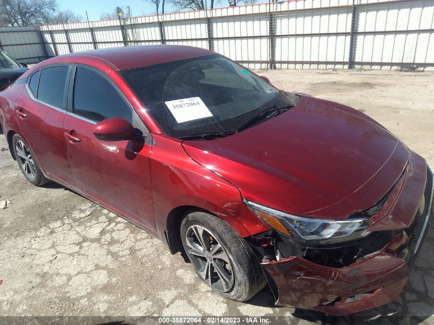 2022 NISSAN SENTRA SV VIN: 3N1AB8CVXNY229466