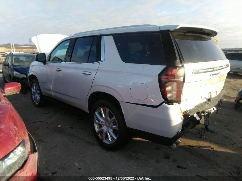 2021 CHEVROLET TAHOE HIGH COUNTRY VIN: 1GNSKTKL3MR180031