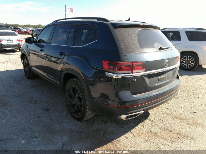 2022 VOLKSWAGEN ATLAS 2.0T SE W/TECHNOLOGY VIN: 1V2WP2CA0NC509757