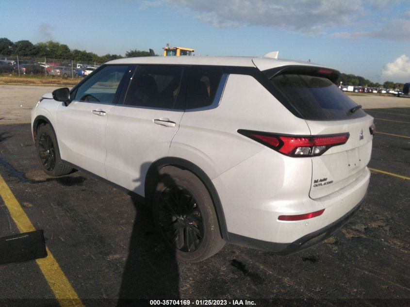 2022 MITSUBISHI OUTLANDER SE VIN: JA4J3UA85NZ054883