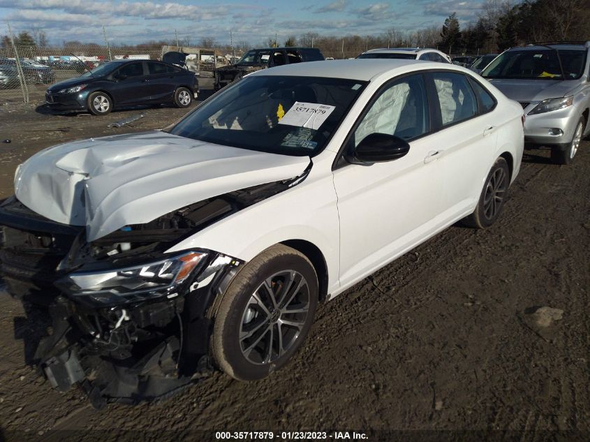 2022 VOLKSWAGEN JETTA SPORT VIN: 3VWBM7BU8NM002604