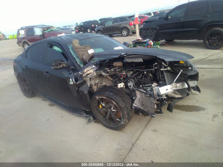 2021 ALFA ROMEO GIULIA QUADRIFOGLIO VIN: ZARFAMEV7M7644603