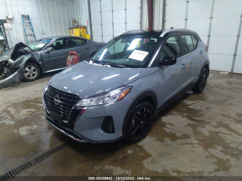 2022 NISSAN KICKS SV VIN: 3N1CP5CV4NL490842