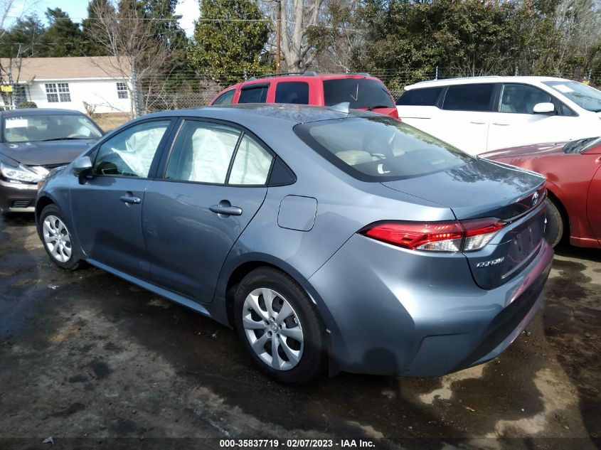 2022 TOYOTA COROLLA LE VIN: JTDEPMAE2N3003099