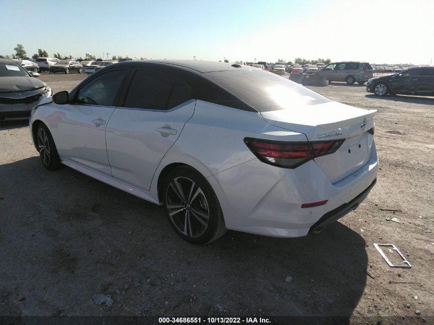 2022 NISSAN SENTRA SR VIN: 3N1AB8DV9NY285185
