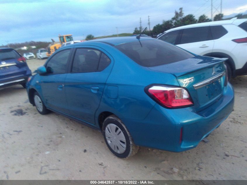 2022 MITSUBISHI MIRAGE G4 ES/LE/BLACK EDITION VIN: ML32FUFJ1NHF05641