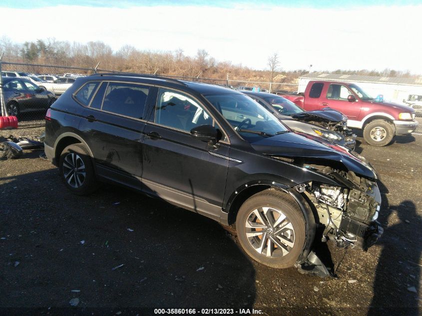 2022 VOLKSWAGEN TIGUAN S VIN: 3VV1B7AX5NM109305