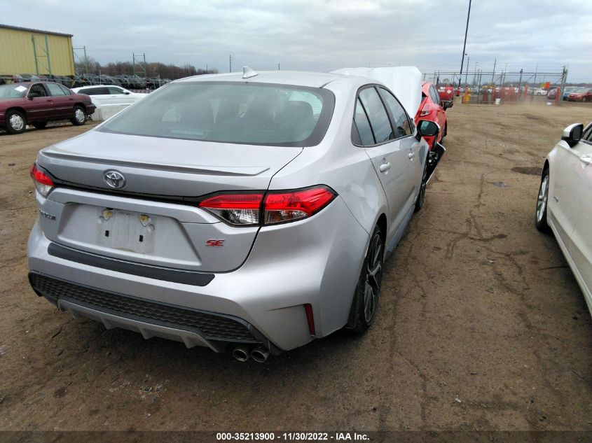 2022 TOYOTA COROLLA SE/SE NIGHTSHADE/APEX SE VIN: 5YFS4MCE9NP103863