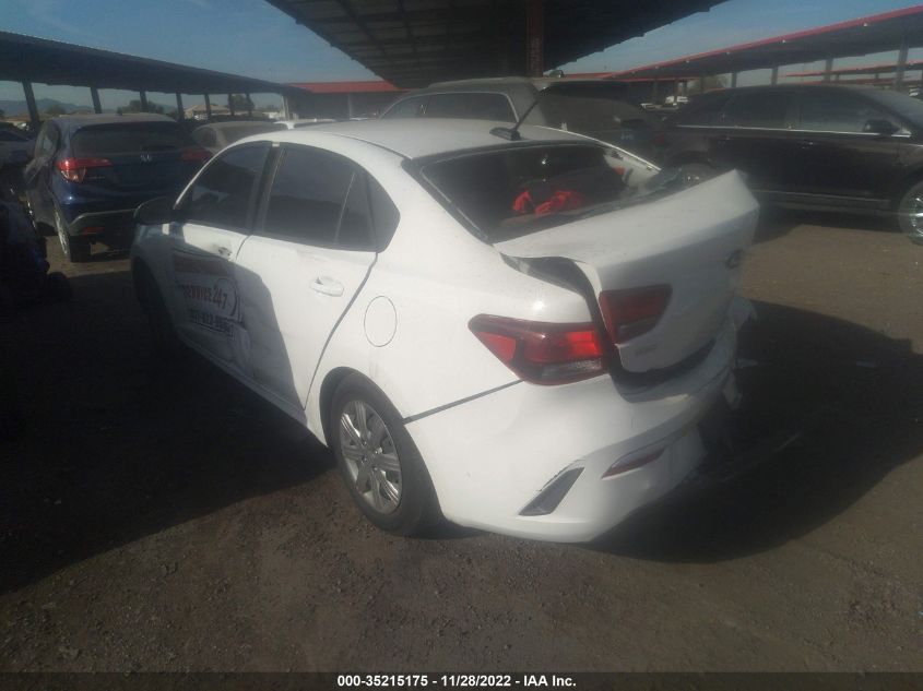 2021 KIA RIO LX VIN: 3KPA24AD1ME422539