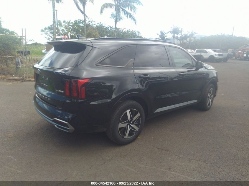 2021 KIA SORENTO EX VIN: 5XYRH4LF8MG011786