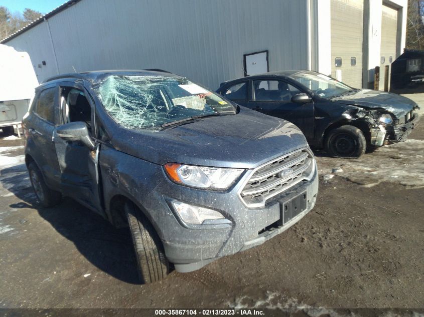 2022 FORD ECOSPORT SE VIN: MAJ6S3GL2NC462237