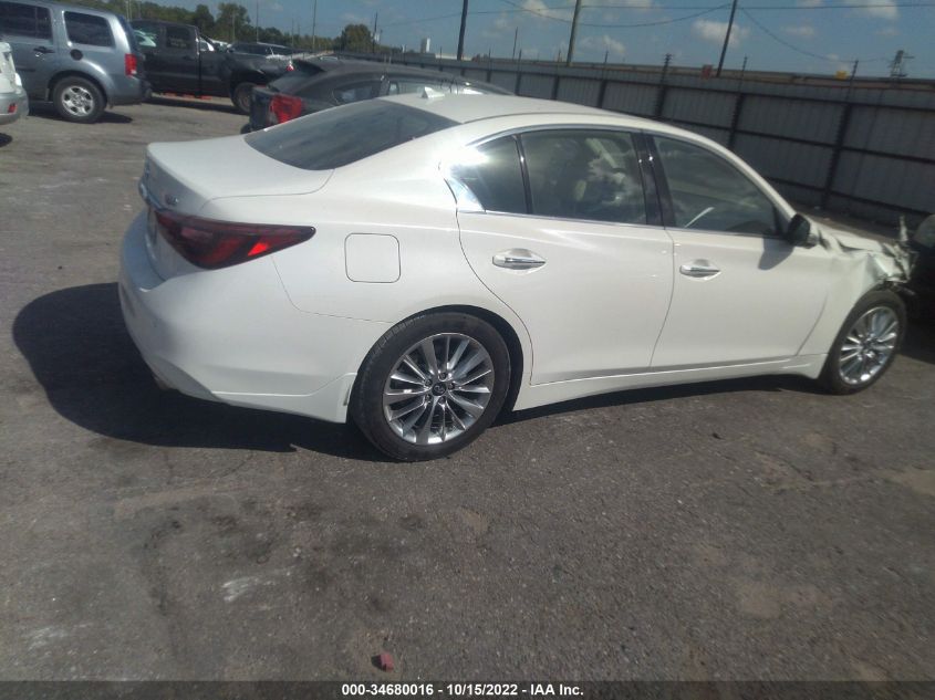 2021 INFINITI Q50 3.0T LUXE VIN: JN1EV7BP7MM700402