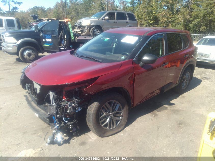 2022 NISSAN ROGUE S VIN: 5N1BT3AA8NC674522