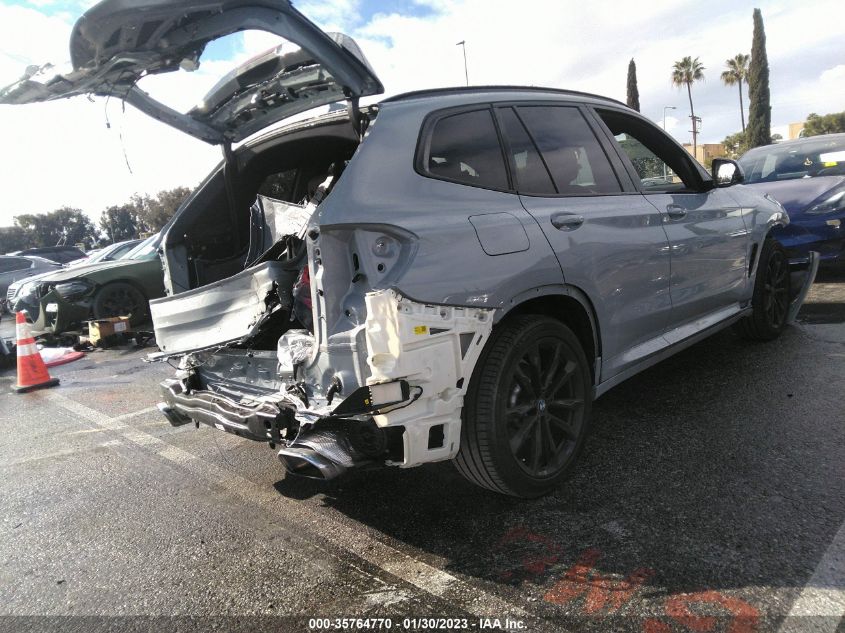 2022 BMW X3 XDRIVE30I VIN: 5UX53DP09N9L26925