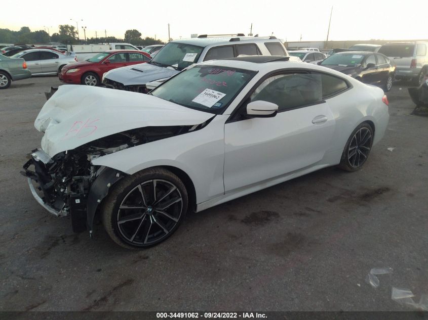 2022 BMW 4 SERIES 430I VIN: WBA53AP03NCJ49143