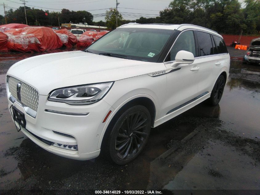 2021 LINCOLN AVIATOR RESERVE VIN: 5LM5J7XC6MGL00160