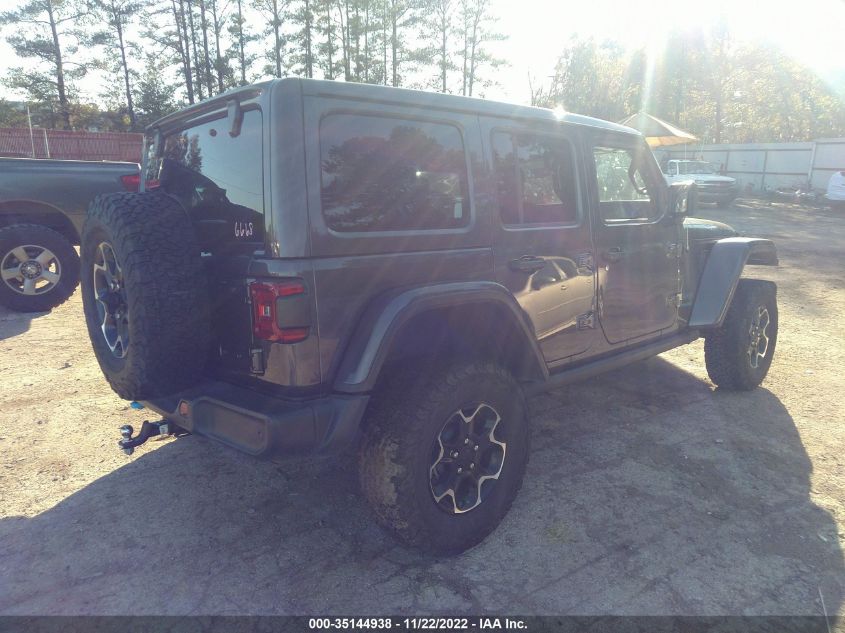 2021 JEEP WRANGLER 4XE UNLIMITED RUBICON VIN: 1C4JJXR61MW770275