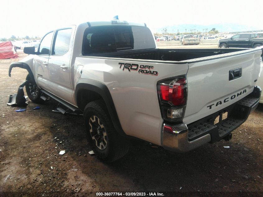 2022 TOYOTA TACOMA 2WD SR5/TRD SPORT VIN: 3TMAZ5CN5NM184483
