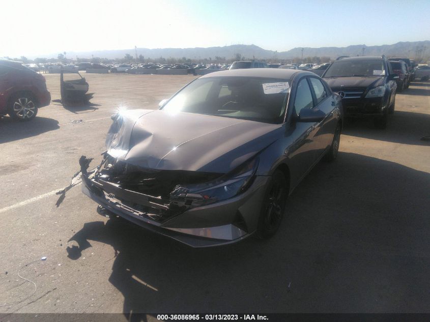 2022 HYUNDAI ELANTRA SEL VIN: KMHLS4AG6NU312104