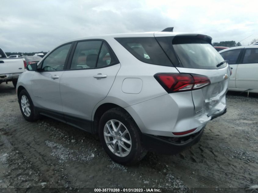2022 CHEVROLET EQUINOX LS VIN: 3GNAXHEV1NS106564