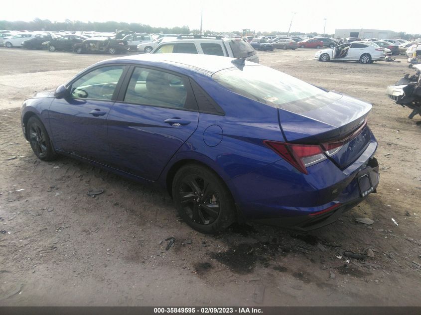 2022 HYUNDAI ELANTRA SEL VIN: KMHLM4AG8NU219661