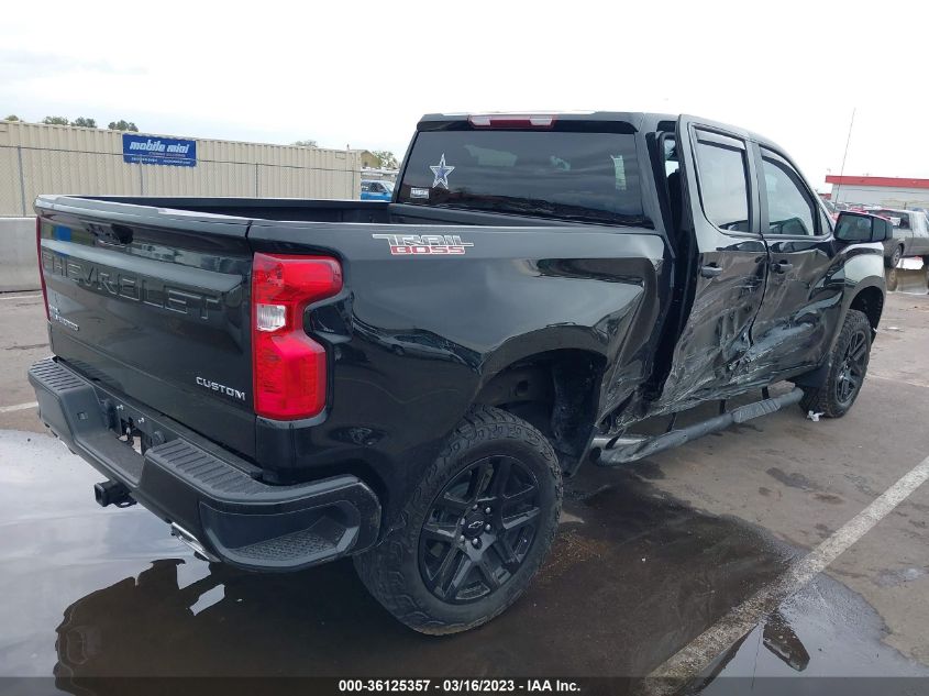 2022 CHEVROLET SILVERADO 1500 CUSTOM TRAIL BOSS VIN: 3GCUDCET3NG658151