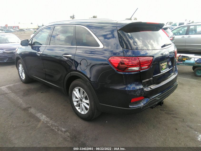 2020 KIA SORENTO LX VIN: 5XYPG4A38LG668587